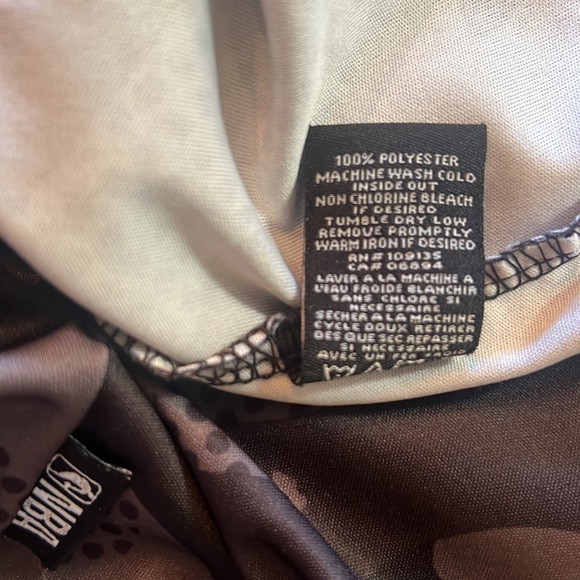 NBA Official Basketball Men's Medium Pullover Long Sleeve Tee Black Tone - Picture 6 of 8